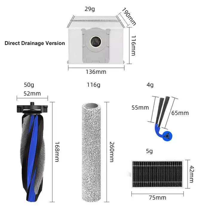 Accessoires pour aspirateur Ecovacs Deebot T90 Pro Omni / T90