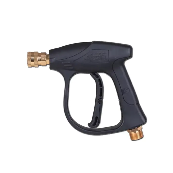 Pistolet de lavage haute pression 2175 PSI, poignée courte bleue/noire, filetage M22-14, buse à conn