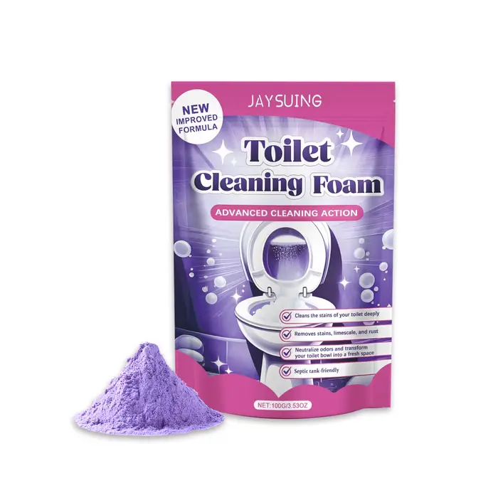  Poudre de nettoyage de toilettes, nettoyage puissant, facile à enlever les taches, élimine les ode