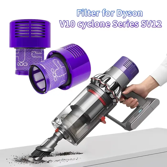 Filtre HEPA pour aspirateur sans fil Dyson V10 SV12