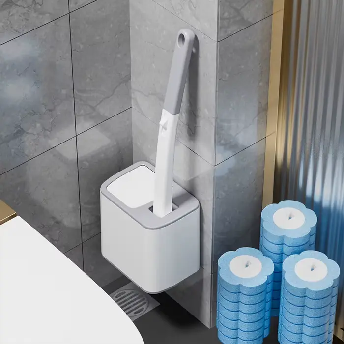 Brosse de Toilette Murale à Long Manche
