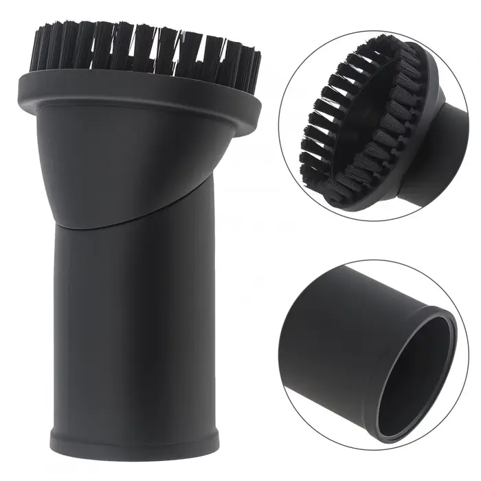 Brosse d'aspirateur rotative en crin de cheval souple de 32mm de diamètre intérieur