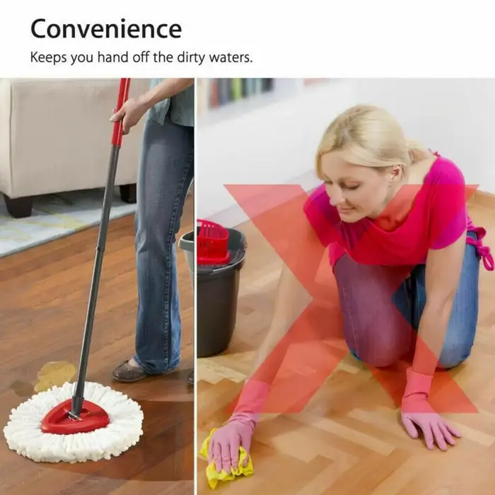 Tête de balai rotative à 360° pour Vileda Wring