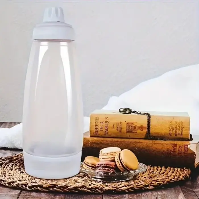 Bouteille mélangeuse de pâte manuelle 1000 ml avec échelle graduée