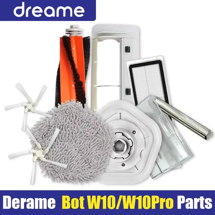 Dreame Bot W10 / W10 PRO accessoires Robot aspirateur filtre HEPA brosse latérale principale vadroui