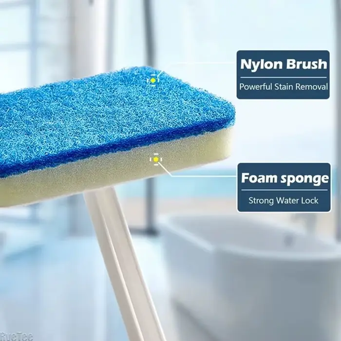 Brosse de nettoyage multifonctionnelle pour salle de bain