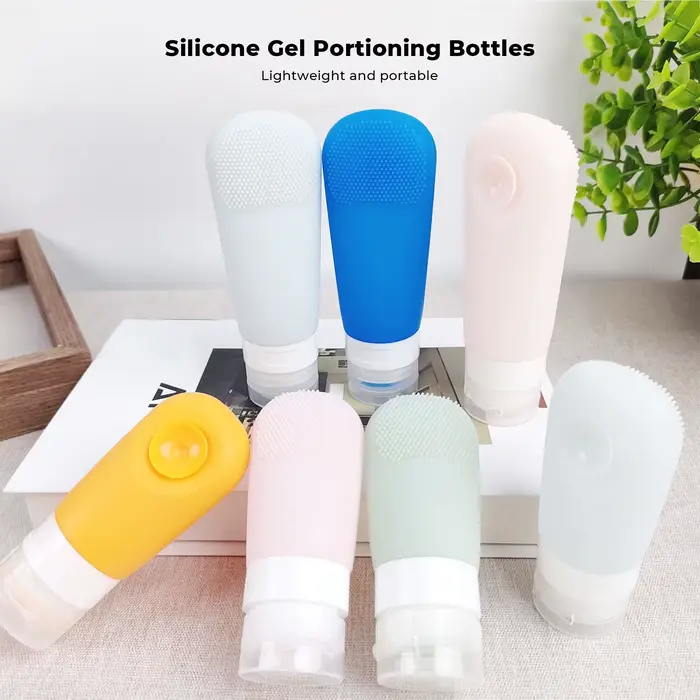 Bouteilles distributrices à ventouse en Silicone (60ml)