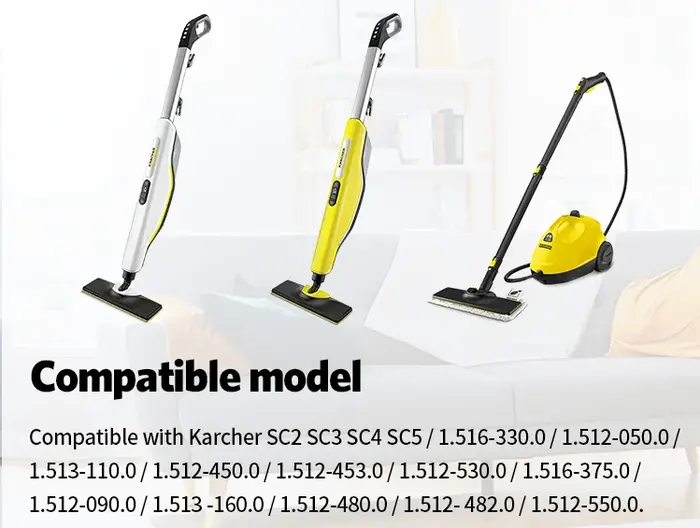 Pour Karcher Easyfix Sc2 Sc3 Sc4 Sc5 aspirateur à main microfibre vadrouille à vapeur chiffons pièces de rechange