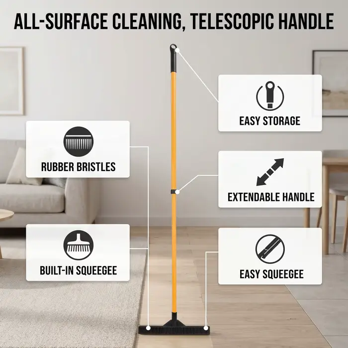 Brosse à poils d'animaux multifonctionnelle pour tapis