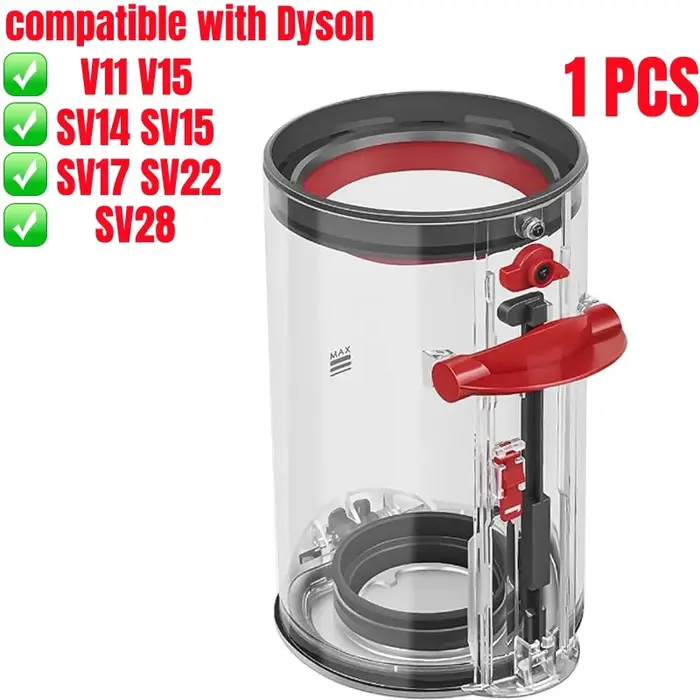 Conteneur à poussière amélioré pour aspirateurs Dyson V11 V15 SV14 SV15 SV22