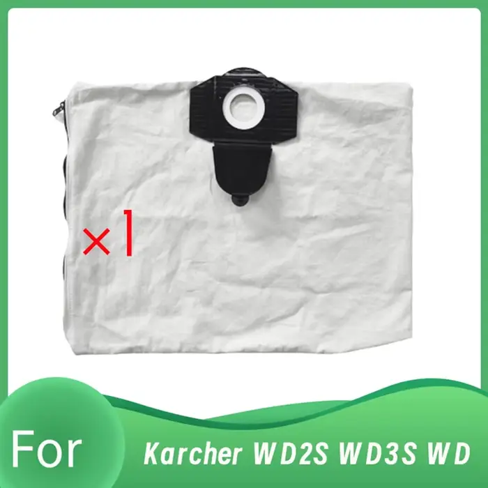 B47B-sac à poussière à fermeture éclair lavable pour aspirateur seau Karcher WD2S WD3S série WD