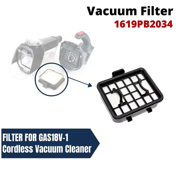 Filtres pour aspirateur Robot BOSCH GAS 18V-1 GAS18V-3N 1619PB2034