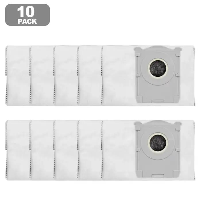 Sacs à poussière pour Ecovacs, Deebot T90 Pro, version réservoir d'eau Omni, filtres de remplacement pour station de vidage automatique 3,5 L, paquet de 4/10