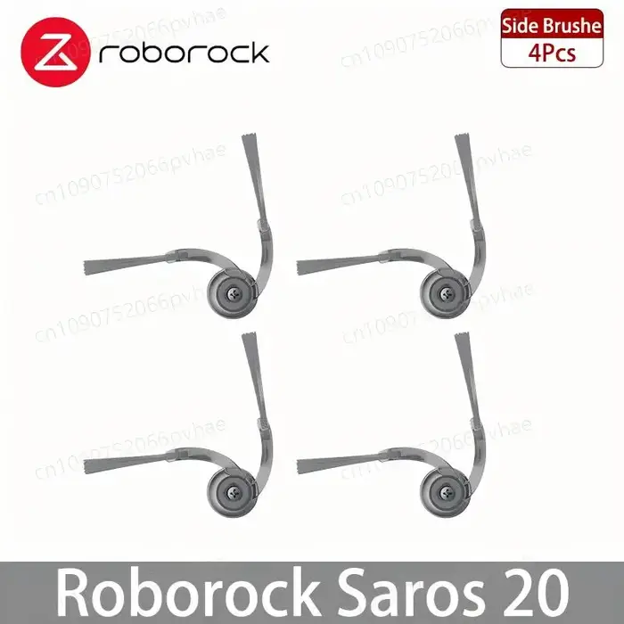 Accessoires pour aspirateur robot Roborock Saros 20 : brosse principale, brosse latérale, filtre HEP