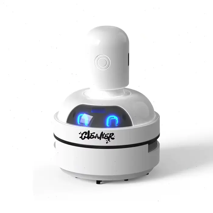 Aspirateur de bureau de dessin animé pour sucer la gomme, machine de nettoyage des copeaux, artefact