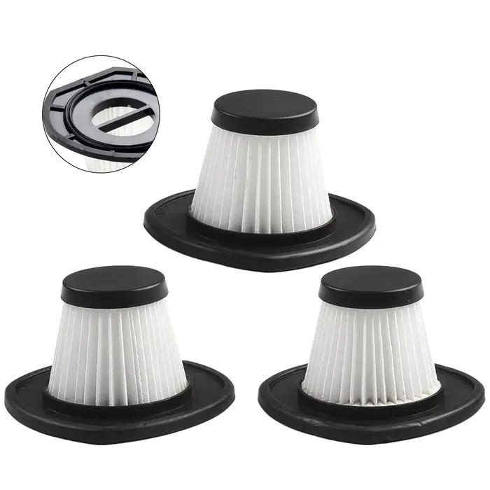 3x filtres d'aspirateur pour aspirateur à main sans fil pour voiture R-6053