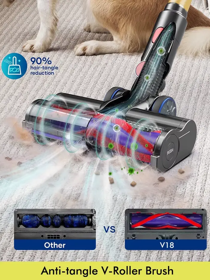 Armo V18 Aspirateur portatif sans fil 50kPa puissance 550w moteur numérique puissant 6 en 1