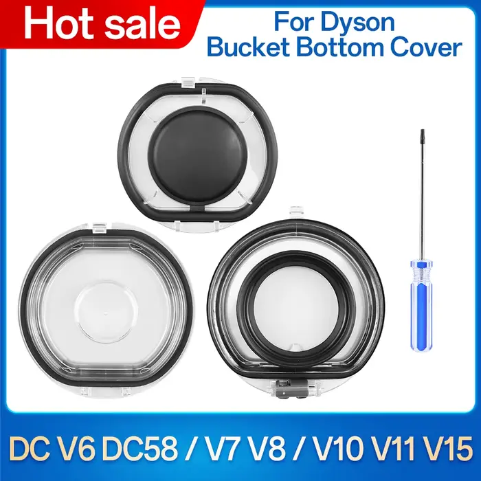 Couvercle inférieur du bac de collecte des poussières pour aspirateur Dyson V6 V7 V8 V10 V11 V15