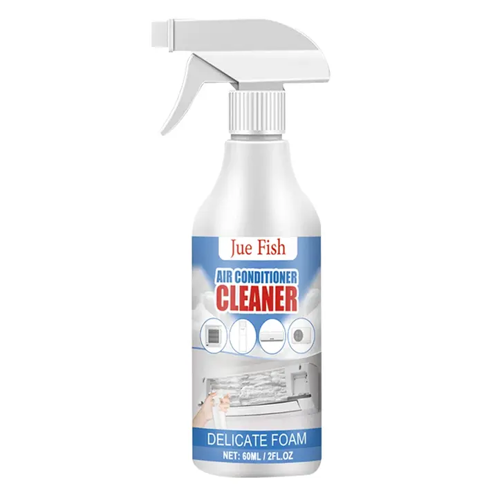 Nettoyant pour climatiseur, bobine de nettoyage de la saleté, mousse de lavage, désodorisant, radiateurs, nettoyeur de ventilateur, Agent de nettoyage pour climatiseur domestique