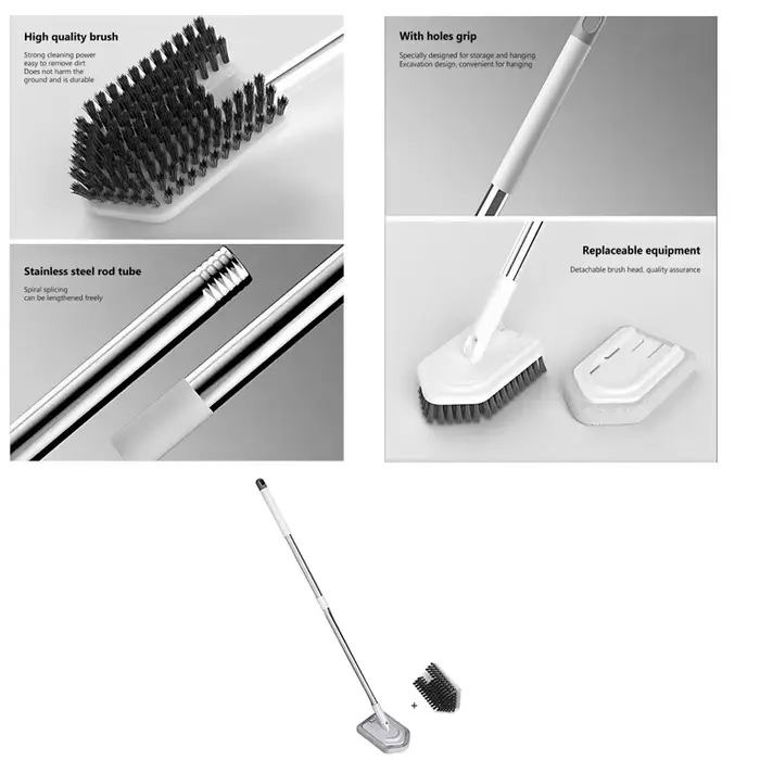 Brosse de nettoyage pour salle de bain 95 cm