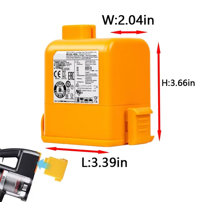Nouveau pour batterie d'aspirateur LG CordZero A9/A9 Plus