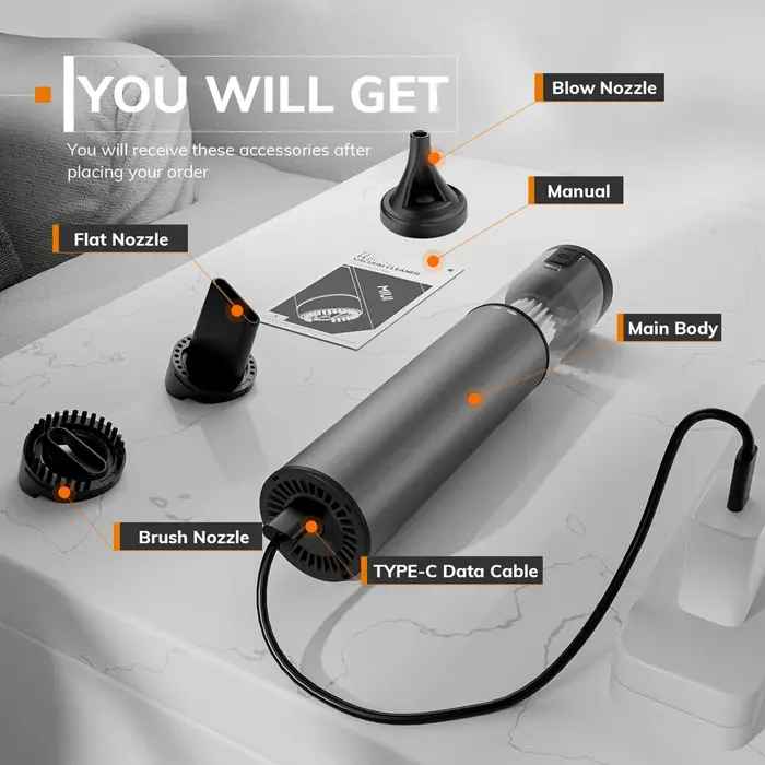 Aspirateur pour ordinateur Portable sans fil