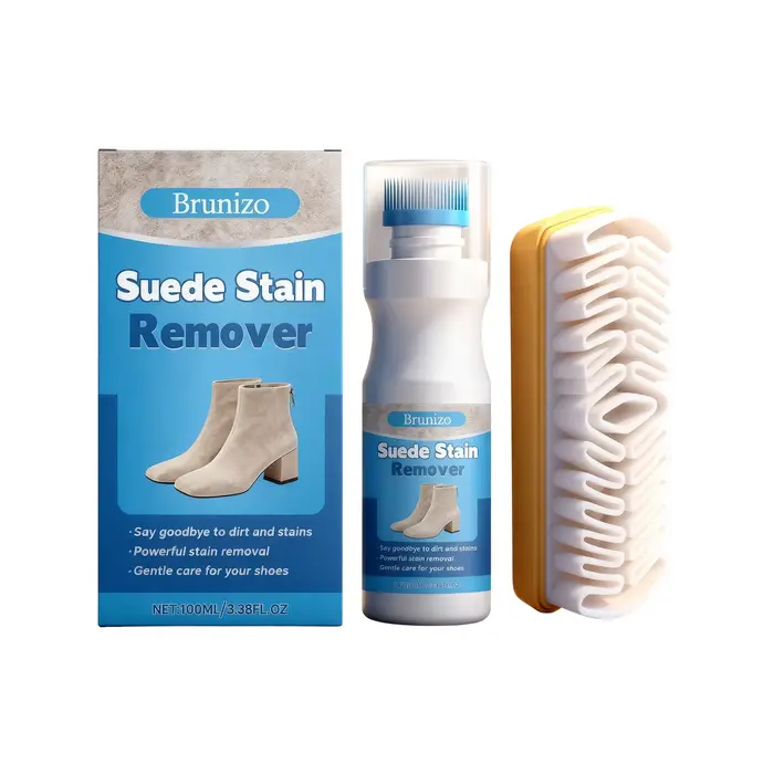 Kit de nettoyage pour daim et nubuck, nettoyant professionnel pour chaussures et bottes, éliminateur