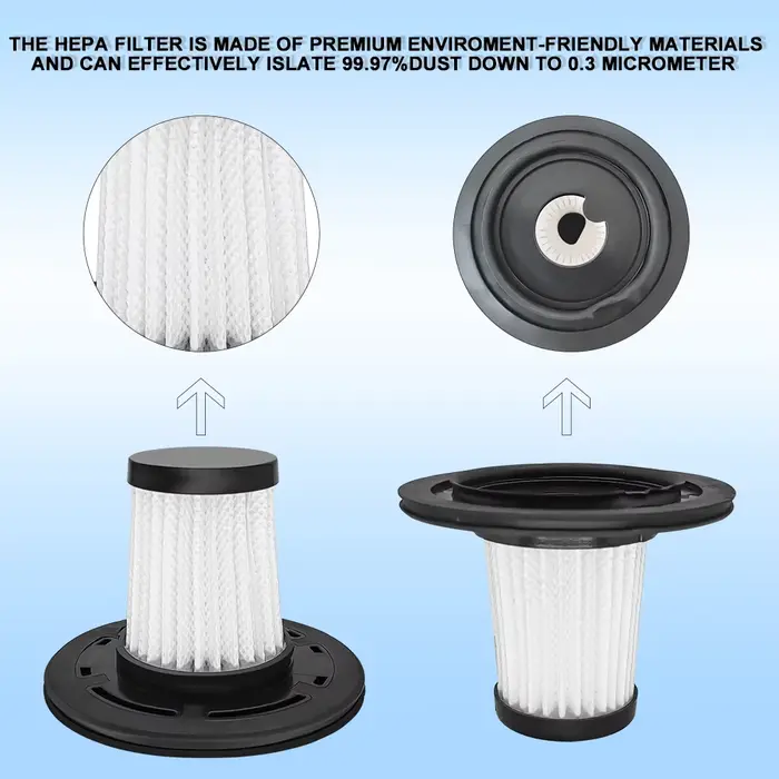 Micro élément filtrant pour aspirateur sans fil, pour le nettoyage humide et sec, pour notre pièce d'outil de nettoyage pour aspirateur sans balais