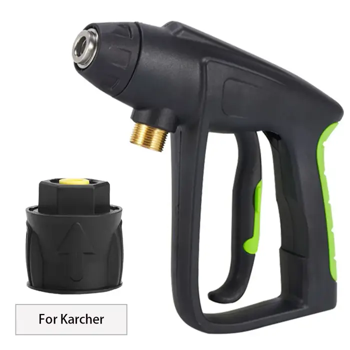Pistolet de lavage haute pression G1/4 à tête autobloquante pour nettoyage de voitures