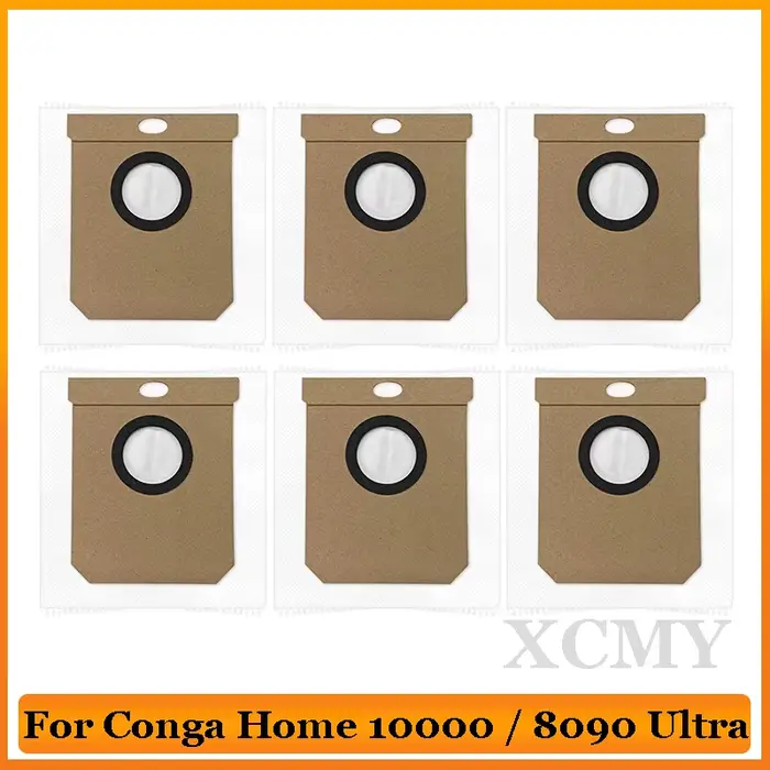 Sac à poussière pour aspirateur Conga Home 10000 8090 Ultra 9090 AI Eufy L50 L60 SES Everybot Q5 Roidmi EVE CC