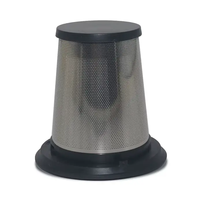 Élément filtrant pour aspirateur à capot en acier inoxydable