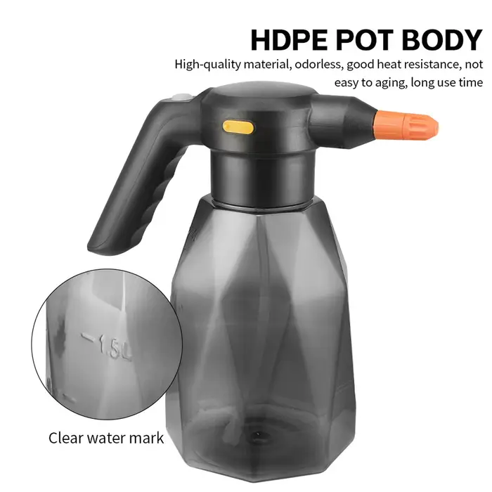 Arroseur électrique portatif Rechargeable de 2L, arrosoir atomisant, pulvérisateur d'eau pour plante