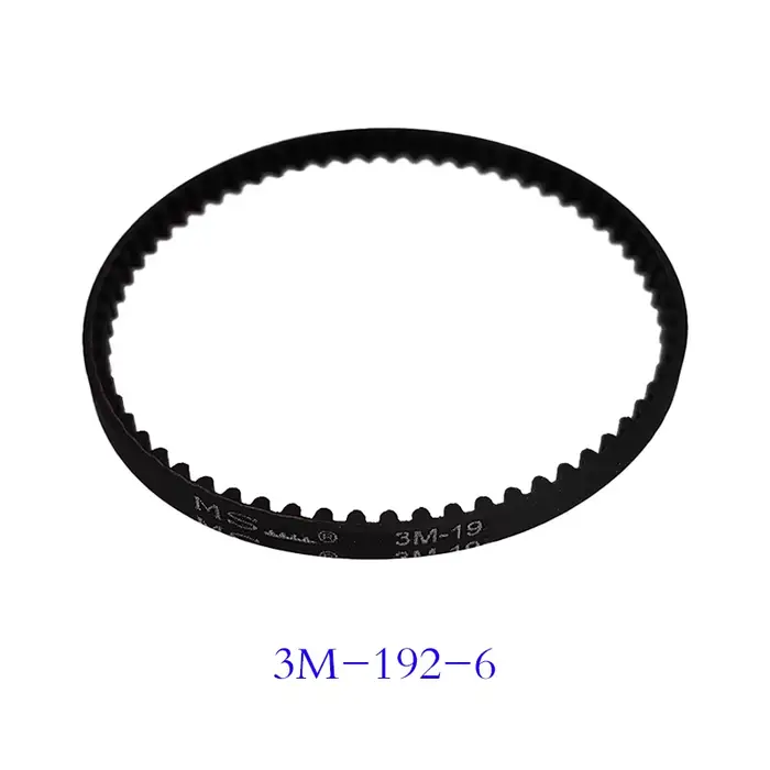 Courroies de pièces d'aspirateur (3M-192-6) longueur 192mm largeur 6mm