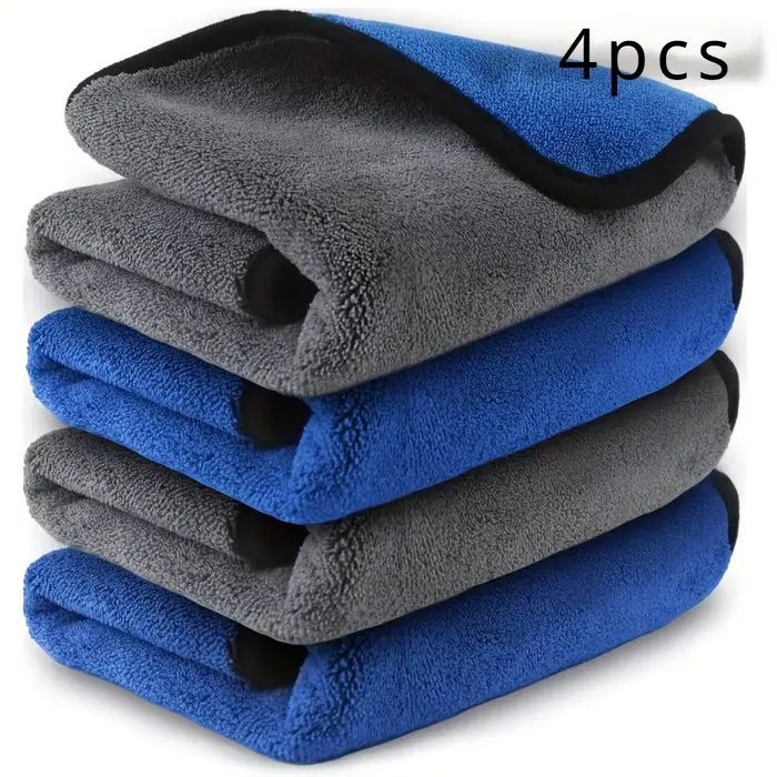 Serviettes de nettoyage de voiture en microfibre ultra-épaisses 30×30 cm