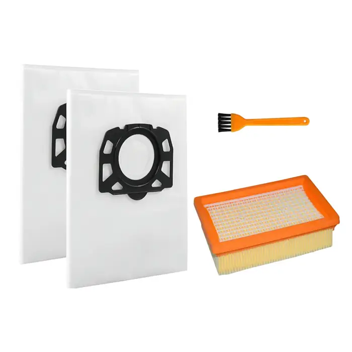 Sacs à poussière et filtres HEPA plats pour aspirateur Karcher WD4 WD5 WD6 MV4 MV5 MV6 WD5P WD6P