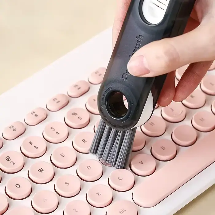 Brosse en silicone multi-usages pour couvercle de bouteille d'eau