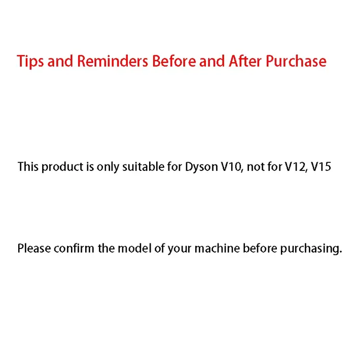Accessoires pour aspirateur Dyson V10 SV12 Cyclone Animal