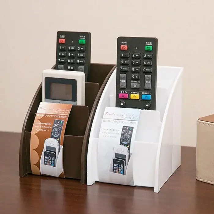 Support de rangement pour télécommande, 1 pièce, étui de bureau, boîte, organisateur, support de tél
