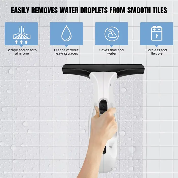 Nettoyeur de vitres électrique sans fil rechargeable