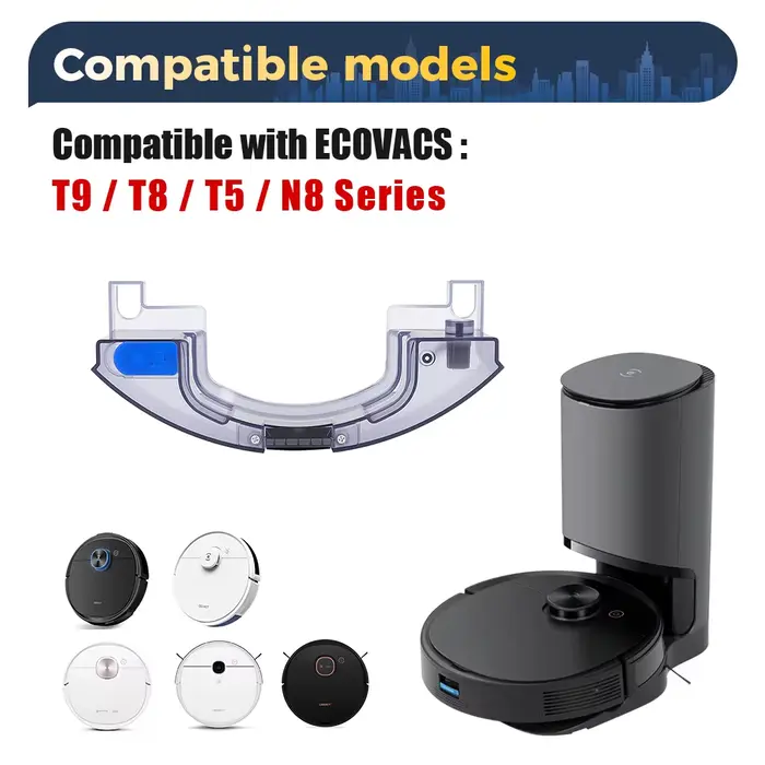 Réservoir d'eau de remplacement anti-fuite pour Ecovacs Deebot Ozmo T5 T8 T9 N5 N8 920 950 DX33 DX55 DX65 DX93 DV33 DV63 DV66 DV65