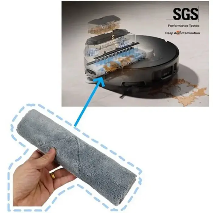Promotion ! 4X Serpillères Lavables pour Aspirateur Dreame Mova Z5/Z5pro/Z50 Ultra/G20/G30 Pro/G30 Pro Ultra G30/G20 Master