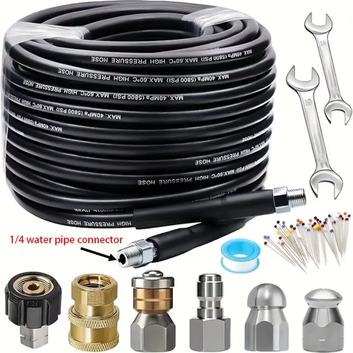 Kit de Jetter d'égout 100 pieds pour nettoyeur haute pression