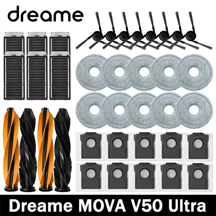 Accessoires pour aspirateur robot Dreame MOVA V50 Ultra : brosse principale