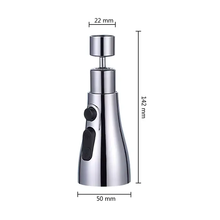Rallonge de robinet de cuisine 3 en 1 universelle 360 °