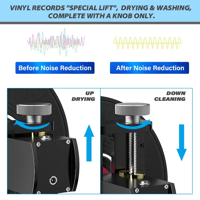 Nettoyeur ultrasonique pour disques vinyles