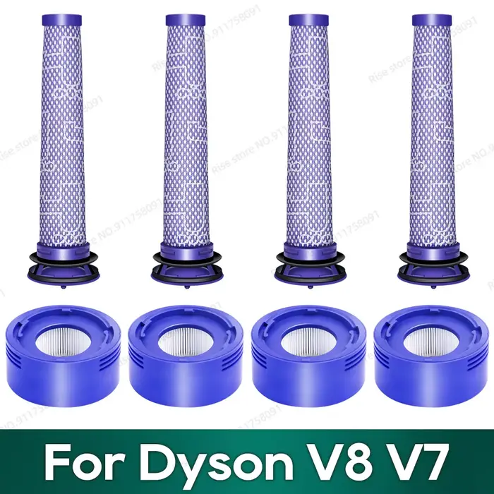Compatible avec les accessoires Dyson V7 V8, filtre Dyson DC58 DC59 DC61 DC62