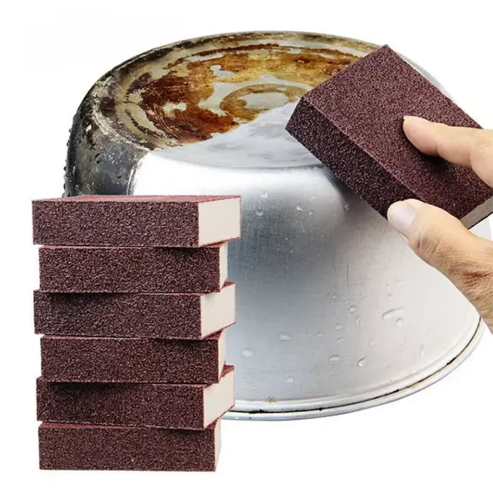 Gomme éponge magique détartrage émeri brosse de nettoyage carbure de silicium