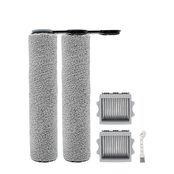 Kit de remplacement de brosse à rouleaux et de filtre compatible avec Tineco Floor ONE Stretch S6