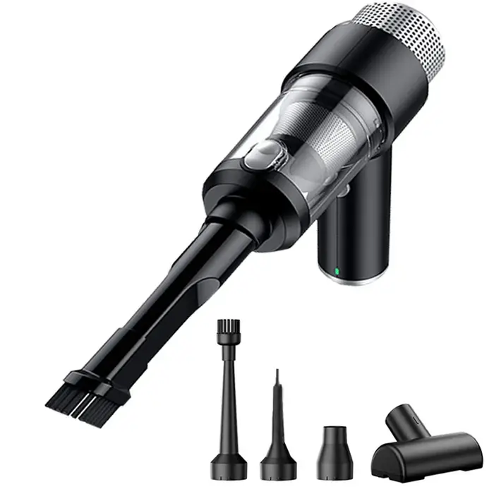 VYVYLABS 15000Pa aspirateur de voiture à forte aspiration avec éclairage Led nettoyeur sans fil Rechargeable Mini