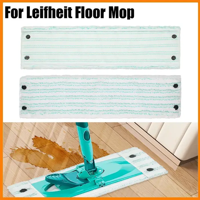 Tampons plats de vadrouille pour Leifheit Clean Twist XL MicroDuo, tampon de nettoyage sec et humide